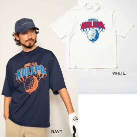 【SALVAGE PUBLIC/サルベージパブリック　コレパ】SVKA6001パルルモックネックS/S（TEAM KOLEPA）ゴルフ　モックシャツ