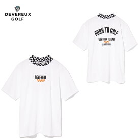 【DEVEREUX GOLF/デヴァローゴルフ】763572017Icon Checker RibモックTEEモックネックシャツ