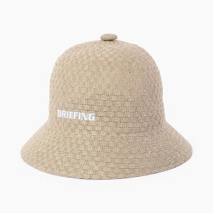 �yBRIEFING/�u���[�t�B���O�zBRG261MD3MEN'S BASKET WEAVE BELL HAT�n�b�g�@�S���t�@�����Y
