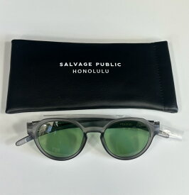 【SALVAGE PUBLIC/サルベージパブリックコレパ】SVKE002-MGRY-PPGN　マットグレー/グリーンサングラス（POLOLEI）Matte Grey with　Polarised Photochromic Green Lenses