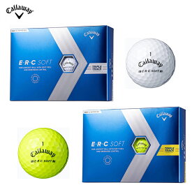 【callaway/キャロウェイ】2023モデル E・R・C SOFT ホワイト(トリプルトラック)、イエロー(トリプルトラック)1ダース(12個入り）