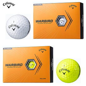 【callaway/キャロウェイ】2023モデル WARBIRDホワイト、イエロー1ダース(12個入り）