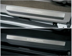 『ステップワゴン』 純正 RP1 RP2 RP3 RP4 サイドステップガーニッシュ（ イルミネーション無し） ※リア用、左右セット パーツ ホンダ純正部品 ステップ 保護 プレート オプション アクセサリー 用品