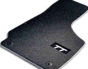 TT・TTS パーツ フロアマットフロントのみ(ベロア) アウディ純正部品 8JCDA 8JCESF 8JCDLF 8JCEPF オプション アクセサリー 用品 純正 マット