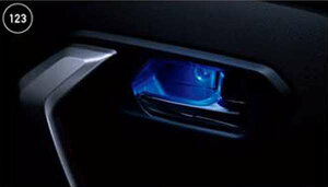 『ロッキー』 純正 A202S A201S A210S インナーハンドルイルミネーション(LED・ブルー) ※フロントドア2枚分 パーツ ダイハツ純正部品 照明 明かり ライト オプション アクセサリー 用品