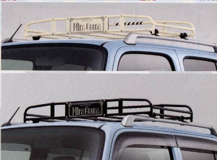 ダイハツミラココアキャリア 張り付か 