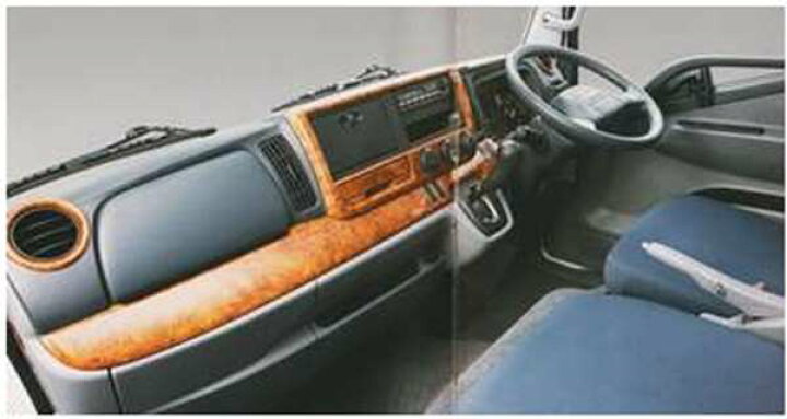 楽天市場】キャンター パーツ 木目調パネル 標準キャブ用 三菱ふそう  