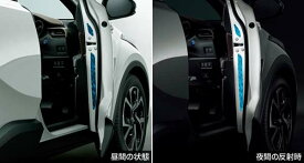 『C-HR』 純正 ZYX10 NGX50 ドアリフレクションデカール フロント左右 パーツ トヨタ純正部品 ステッカー シール ワンポイント オプション アクセサリー 用品
