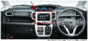 『ソリオハイブリッド』 純正 MA46S MA36S センターガーニッシュ ホワイトカーボン調 パーツ スズキ純正部品 カーボン 内装パネル センターパネル オーディオパネル オプション アクセサリー