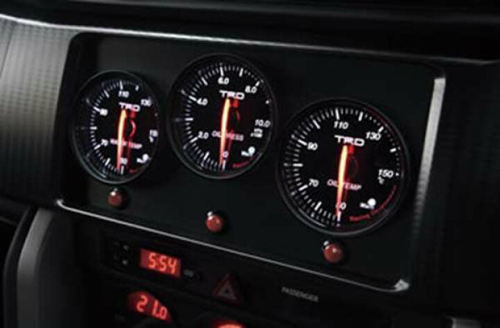 楽天市場】TRD スポーツメーターキット（2DINサイズ センサー 