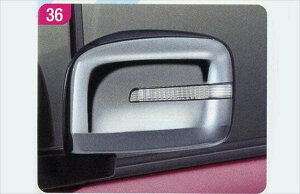 『MRワゴン』 純正 MF33S メッキ ドアミラーカバー(LEDサイドターンランプ付ドアミラー用) 左右セット パーツ スズキ純正部品 サイドミラーカバー カスタム mrwagon オプション アクセサリー