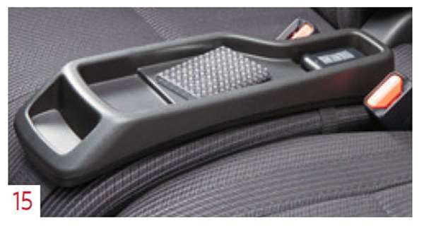 『デイズ ルークス』 純正 B21A シートコンソール ブラック（フロントシートクッション置き、ベルト固定） パーツ 日産純正部品 オプション アクセサリー 用品