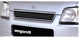 『ワゴンR』 純正 MC21 MC11 フロントグリル パーツ スズキ純正部品 メッキ 飾り カスタム エアロ wagonr オプション アクセサリー 用品