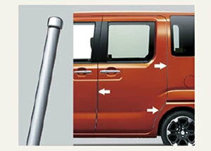 『ウェイク』 純正 LA700S LA710S ドアエッジモール(メッキ調) パーツ ダイハツ純正部品 ドアモール 保護 ワンポイント オプション アクセサリー 用品