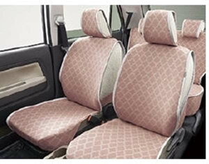 『ミラ トコット』 純正 LA550S LA560S 簡単脱着&洗えるシートクロス(モロッカン柄) パーツ ダイハツ純正部品 シートエプロン シートカバー オプション アクセサリー 用品