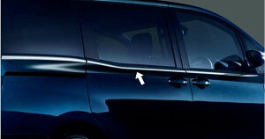 『ヴォクシー』 純正 ZWR80W ZWR80G ZRR80W ZRR80G ZRR80G ZRR85G サイドウインドゥモール(メッキ調) パーツ トヨタ純正部品 サイドプロテクター サイドパネル オプション アクセサリー 用品