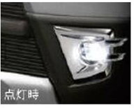 2018年12月〜2020年7月『ハイゼット カーゴ』 純正 S321V S331V LEDフォグランプ(メッキベゼル付）ブラッ…
