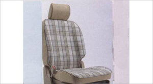 『パレット』 純正 MK21S シートカバー(タータンチェック) パレットSW・サイドエアバック付車用 1台分(フロント・リヤ)セット パーツ スズキ純正部品 座席カバー 汚れ シート保護 palette オ