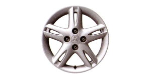 『コルト』 純正 Z21A Z23A Z27AG アルミホイール(15インチ5本スポーク)1本 パーツ 三菱純正部品 安心の純正品 COLT オプション アクセサリー 用品