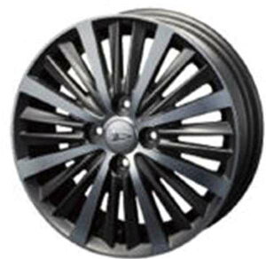 『キャスト』 純正 LA250S LA260S アルミホイール 1本 15インチ・24本スポーク・マットガンメタリックポリッシュタイプ パーツ ダイハツ純正部品 cast オプション アクセサリー 用品