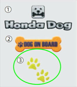 『ヴェゼル』 純正 RV3 RV4 RV5 RV6 ペットエンブレム パーツ ホンダ純正部品 ドレスアップ ワンポイント オプション アクセサリー 用品