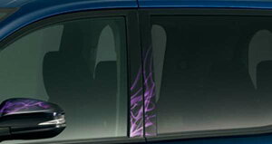 『ヴォクシー』 純正 BPXGB ピラーガーニッシュ 陽炎 パーツ トヨタ純正部品 エアロパーツ voxy オプション アクセサリー 用品