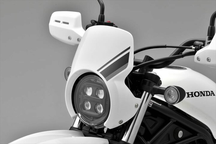 楽天市場】『CL250』 純正 MC57 ヘッドライトバイザーストライプ 
