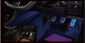 『WRX STI』 純正 VAB フットランプ（ブルー/アンバー・前後席4ヵ所） パーツ スバル純正部品 フットライト オプション アクセサリー 用品
