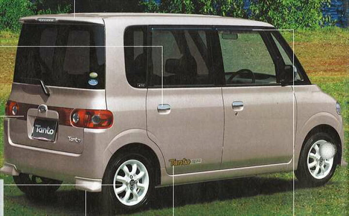 楽天市場】『タント』 純正 L350 リヤエアロスパッツ パーツ ダイハツ 