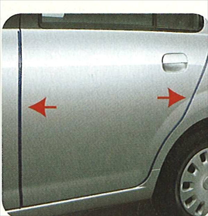 ミラジーノ』 純正 L650S L660S サイドロッカーモール パーツ ダイハツ  