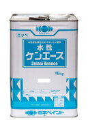 【送料無料】水性ケンエース（艶消し白）屋内外部塗料：16kg