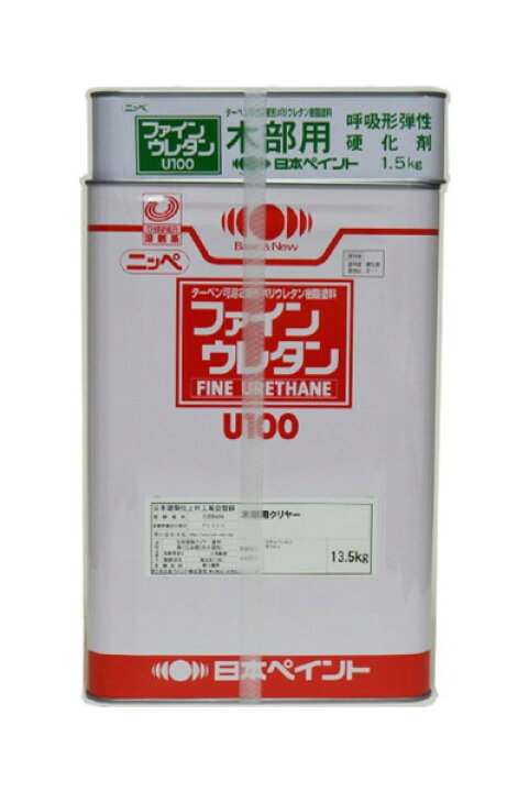 楽天市場】【送料無料】ファインウレタンU100 木部用クリヤー（艶有/半 