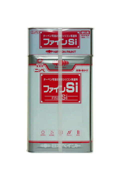 楽天市場】【送料無料】ファインSi（S23-255：艶有）屋外用塗料：16kg 