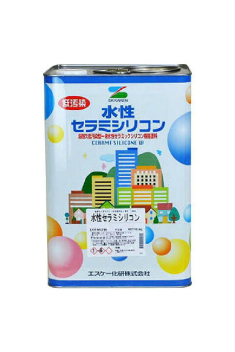 楽天市場】【送料無料】水性セラミシリコン（白/ホワイト：半艶、3分艶 