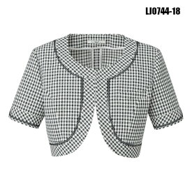 ボレロ LJ0744 事務服| レディース ユニフォーム 女性 女性用 制服 おしゃれ オフィス 事務制服 受付 ビジネス オフィスウェア 会社 オフィスユニフォーム 事務 ユニホーム 事務員 モノトーン オフィス制服