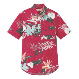 ◆P2倍10/24〜27限定◆アロハシャツ| アロハ シャツ メンズ レディース 父の日 おしゃれ 作業着 作業服 制服 ユニフォーム 男女兼用 半袖シャツ 夏 クールビズ 半袖 夏用 夏服 大きいサイズ レ