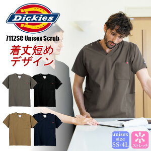 2025 V XNu fBbL[Y   XNu jZbNX fBJ lCr[ x[W ubN O[   傫TCY 7112SC Dickies scrub