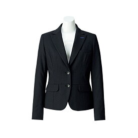 ＼特別オファーを見る／事務服 AJ0247 ジャケット ストライプジャケット 長袖 ストレッチ | レディース ユニフォーム 女性用 制服 オフィス 医療 事務 制服 ビジネス オフィスウェア ストライプ 会社 オフィスユニフォーム 事務 事務員