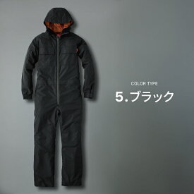 グレースエンジニア 中綿入り 防寒ツナギ ウインパツナギ GE-781 メンズ 作業着 作業服 つなぎ 防寒服 フード付き カバーオール 防風 撥水 保温性 中わた 冬用 アウター グレイスエンジニアーズ 大きいサイズ対応 暖かい
