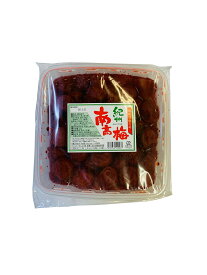 紀州南高梅赤 【中サイズ】 塩味ひかえめ (2kg×1個/2個/4個) 紀州綜合食品 送料込 送料無料