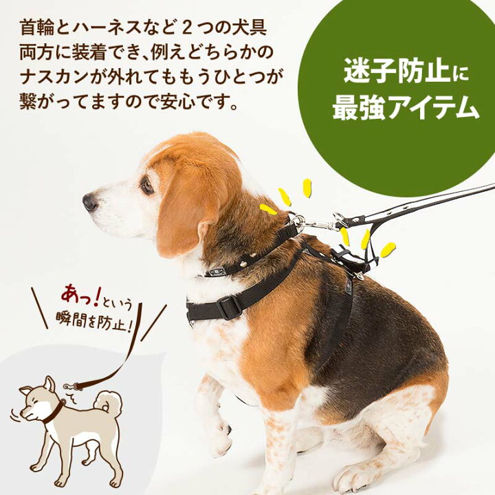 楽天市場 犬 リード 光る ダブルリード 反射 小型犬 中型犬 大型犬 日本製 多機能 雨の日用にも 速乾 迷子防止 おしゃれ かわいい カラフル ベーシック 反射付きダブルリード ふかふかハンドルパッド付き 犬猫の首輪店 すず首輪製作工房