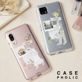 【最大30%offクーポン】 AQUOS wish4 ケース AQUOS sense7 plus ケース AQUOS sense8 ケース aquos senes6 ケース AQUOS センス7 sense4 ケース クリアケース スマホケース 韓国 透明 クリア カバー 花柄 大人可愛い コラージュ 大人女子 携帯ケース 推し活 ケース おすすめ