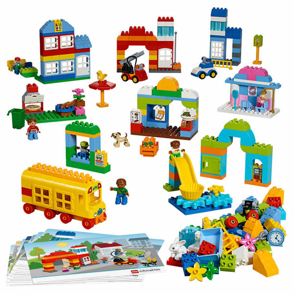 自分で町をつくっていくセット LEGO レゴ デュプロ 45021 カラフルタウンセット 国内正規品 消費税無し 気質アップ