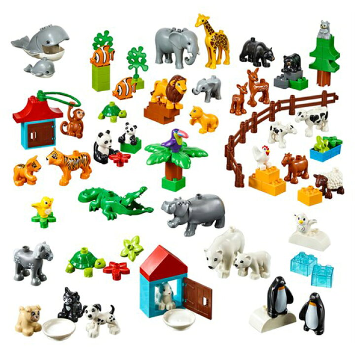 楽天市場】LEGO レゴ デュプロ いろんなどうぶつ 45029 ナリカ V95 