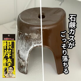 【錫村商店公式】石鹸カス 落とし ヘラ スクレーパー 掃除道具 浴室 湯垢 ヌメリ【落ちない石鹸カスに】根岸棒｜削って除去 プロ仕様 業務用