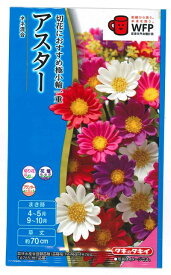 花種子 アスター「ネネ混合」0.5ml（タキイ種苗）【送料込み】 蝦夷菊 エゾギク 薩摩菊 サツマギク 切花 フラワーアレンジメント FAS360