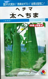 野菜種子　ウリ種　『タキイ種苗』　太へちま　50粒袋詰　【送料込み】