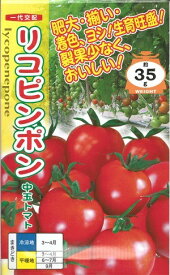 野菜種子　『ナント種苗』　中玉トマト種子　リコピンポン　15粒袋詰　【送料込み】
