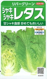 野菜種子　『サカタのタネ』　シャキシャキレタス種子　リバーグリーン　0.7ml袋詰　(約150本分)　【送料込み】　農林水産省登録品種　(品種名　フュージョン)