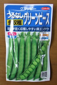 野菜種子　『サカタのタネ』　つるなし多収穫グリーンピース　グリッピー　30ml袋詰　(約60本)　【送料込み】